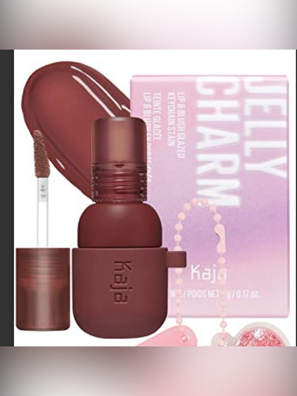 Kaja Lip & Blush Glazed Keychain Stain - Jelly Charm 06 Mocha Glaze